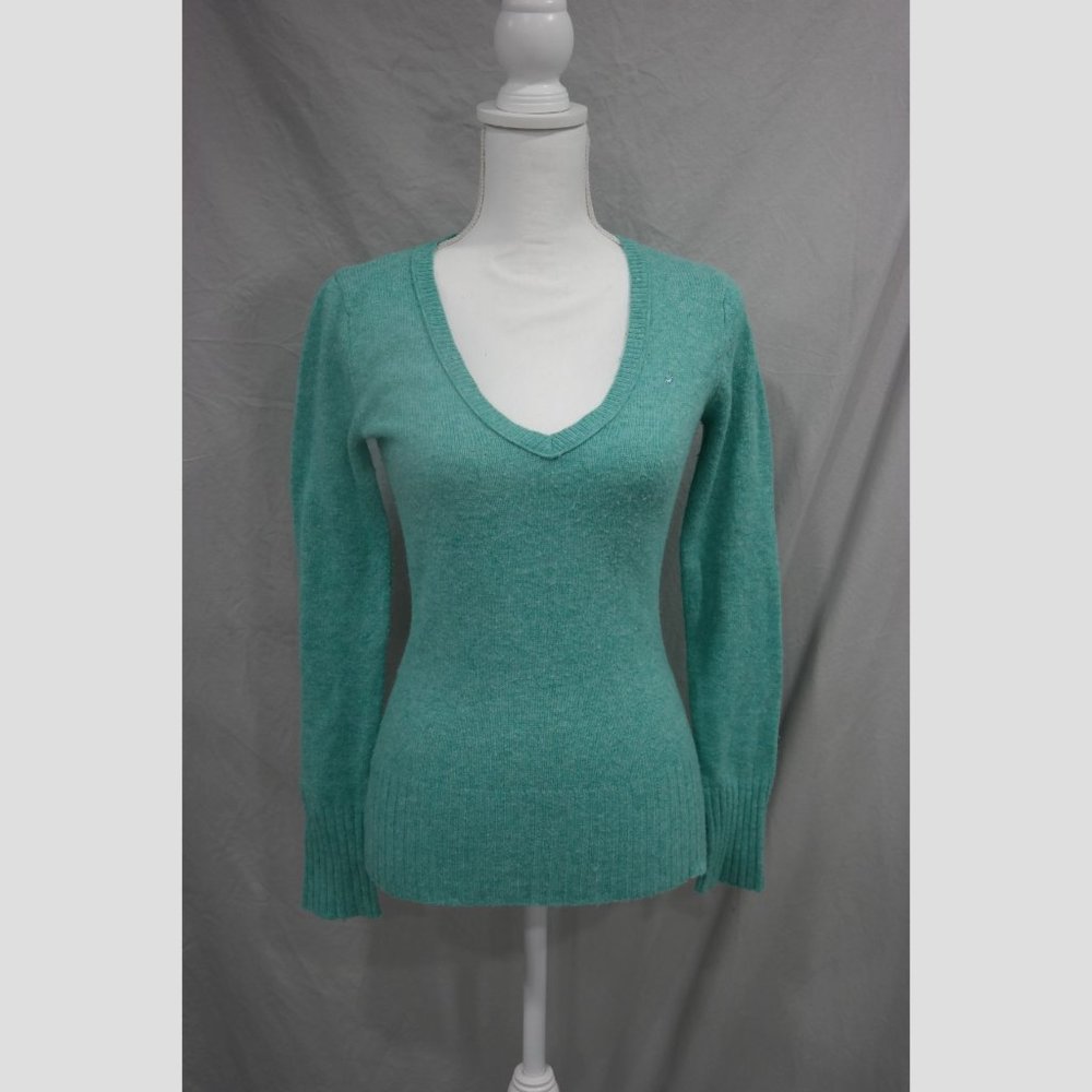 Old Navy Perfect Fit Small Heather Seafoam Green Knit Sweater